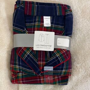 Liz Claiborne Multicolor Plaid Sleepwear Set